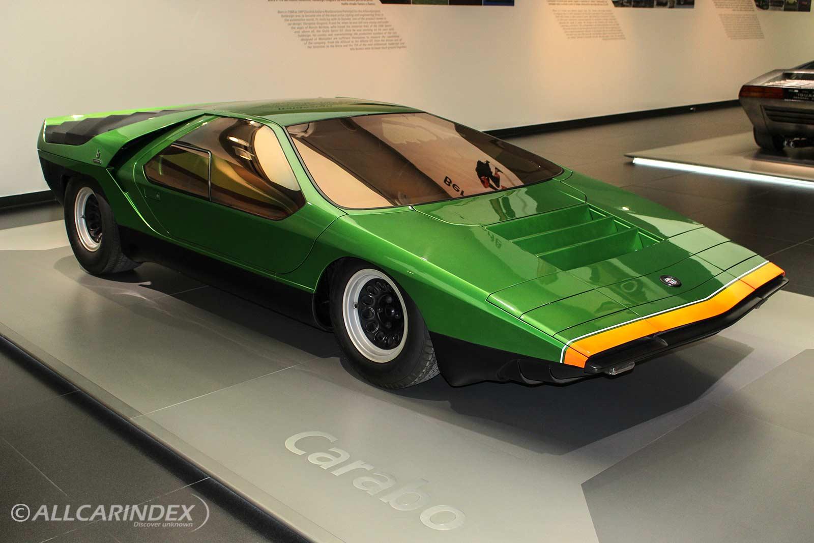 1968 Alfa Romeo Carabo by Bertone: The Wedge That Shaped the Future ...